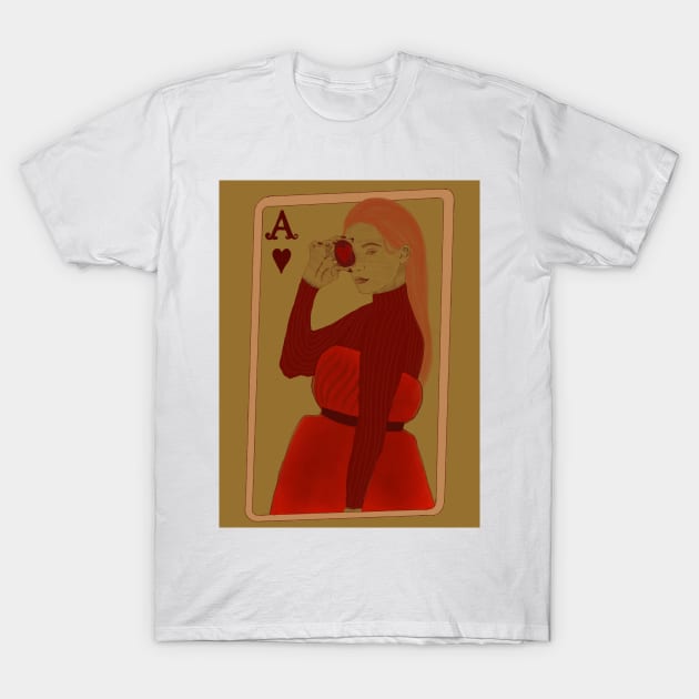 Ace of Hearts T-Shirt by AndytheArtist98